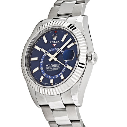 2025 Watch Sky-Dweller 326934 Stainless Steel Blue Dial (2023)