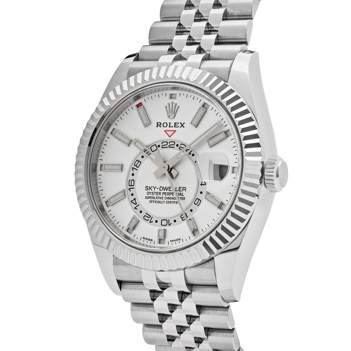 2025 Watch Sky-Dweller 326934 Stainless Steel White Dial Jubilee (2022)