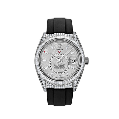 2025 Watch Sky-Dweller 336259TBR White Gold Meteorite Dial Diamond Bezel and Case