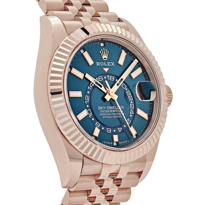 2025 Watch Sky-Dweller 336935 Everose Gold Blue Dial Jubilee