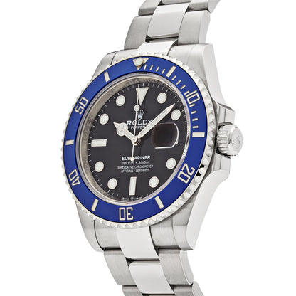 2025 Watch Submariner Date 126619LB White Gold Black Dial Blue Bezel (2023)