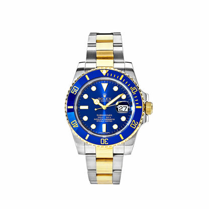 2025 Watch Submariner Date 116613LB Stainless Steel Yellow Gold Blue Dial