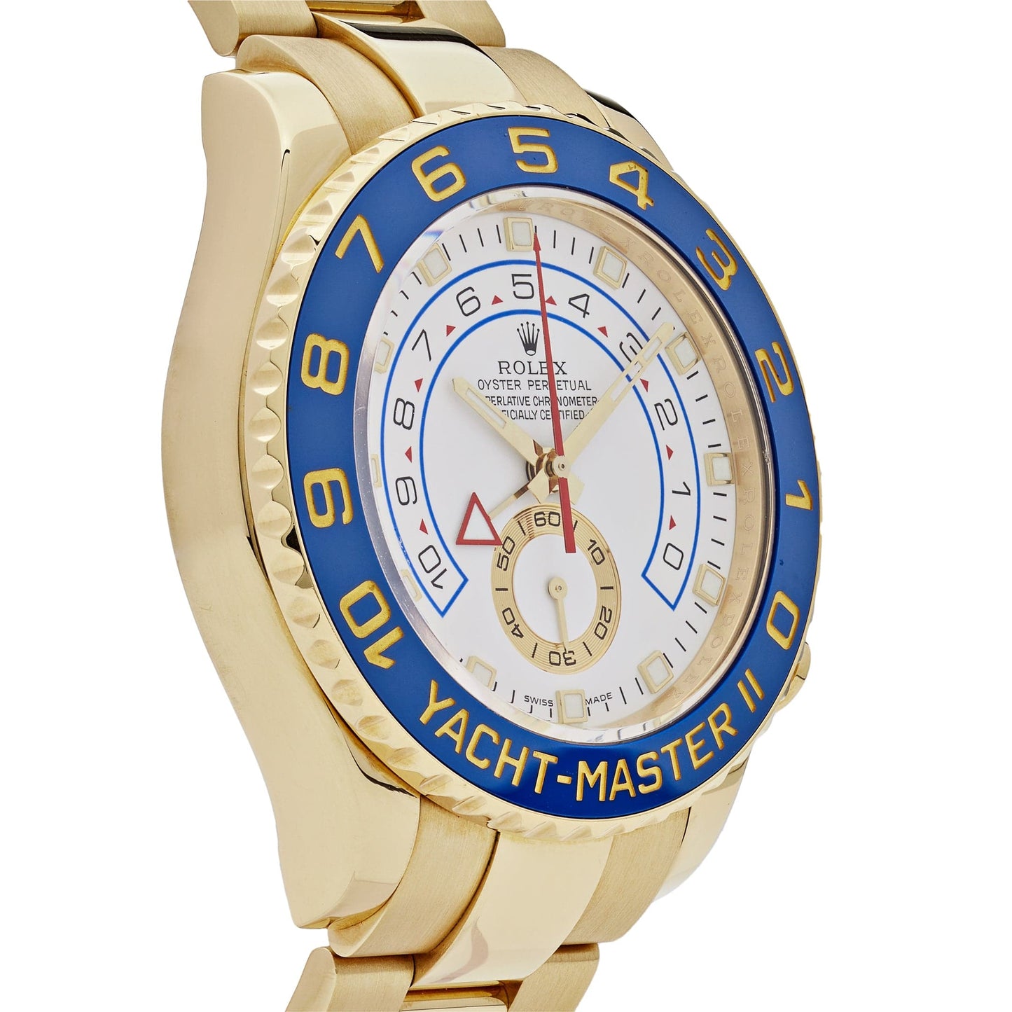 2025 Watch Yacht-Master II 116688 Yellow Gold White Dial (2009)