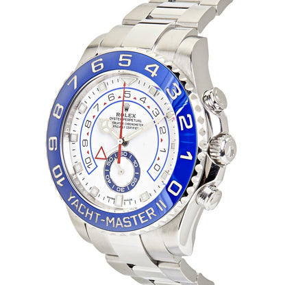 2025 Watch Yacht-Master II Stainless Steel Mercedes Hand White Dial 116680 (2023)