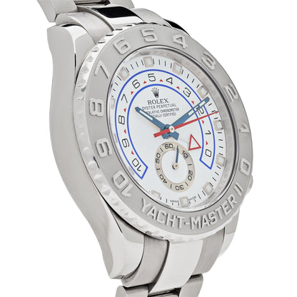 2025 Watch Yacht-Master II 116689 White Gold Platinum White Dial